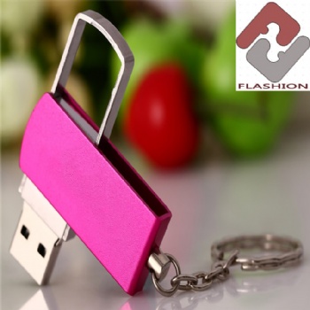 Rotated metal usb flash drive