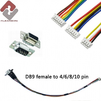 DB9 to  4-6-8-10pin wire