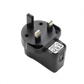 UK plug CE certificated 5v1a power adapter  5W USB interface