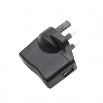 UK plug CE certificated 5v1a power adapter  5W USB interface