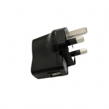 UK plug CE certificated 5v1a power adapter  5W USB interface