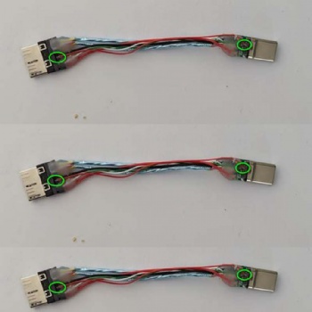 Custom USB3.0 micro B to Type C full open cable