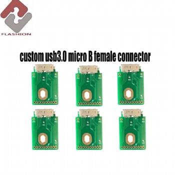 custom USB 3.0  micro-B male connector